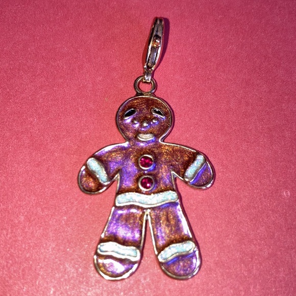 NWOT KIRK’S FOLLY GT CHARM or pendant for necklace—brown w/red buttons. $22 - Picture 2 of 4